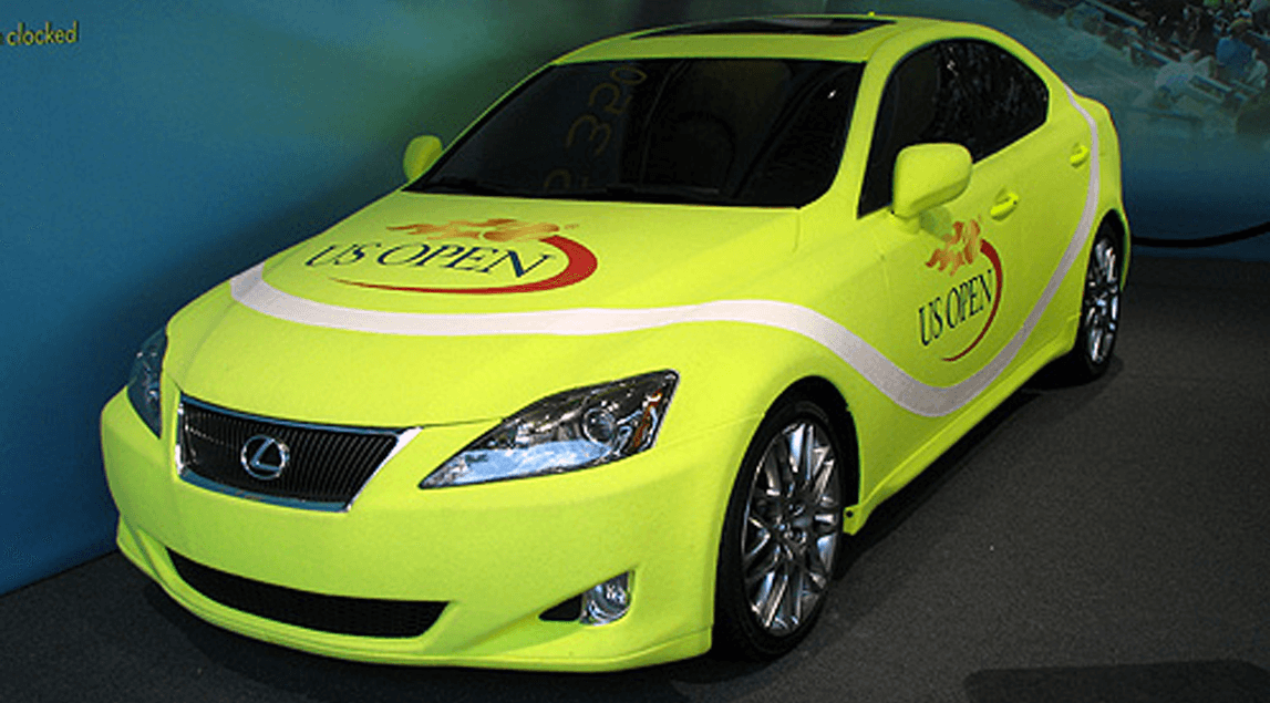 Lexus Tennis Ball Car